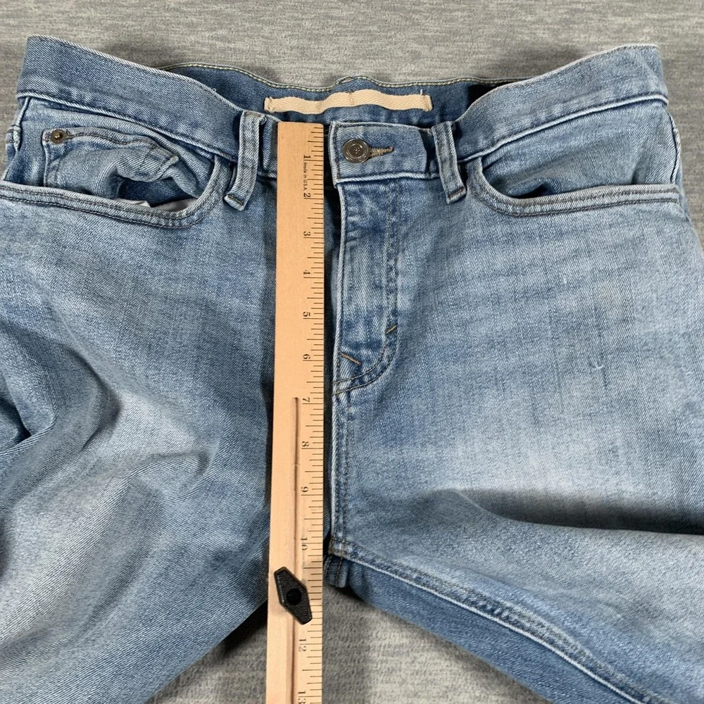 Banana Republic Jeans Mens 33x31 (33x32) Slim Taper Stretch Denim Pants‎ Blue
